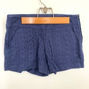 Lilly Pulitzer Navy Eyelet shorts